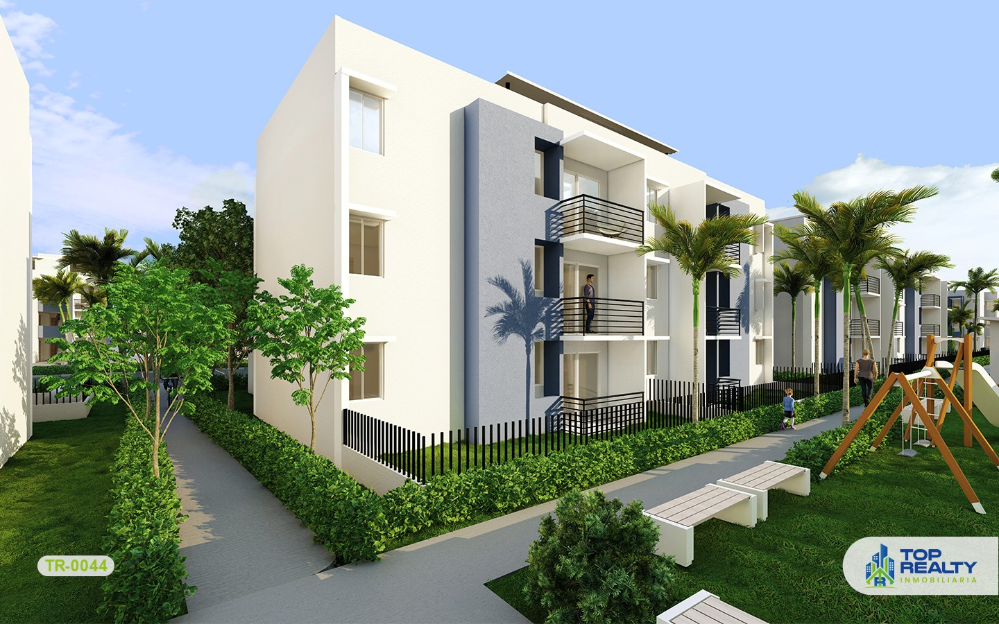 casas vacacionales y villas - TR-0044: Proyecto de apartamentos en Punta Cana,  zona de constante dinámica.