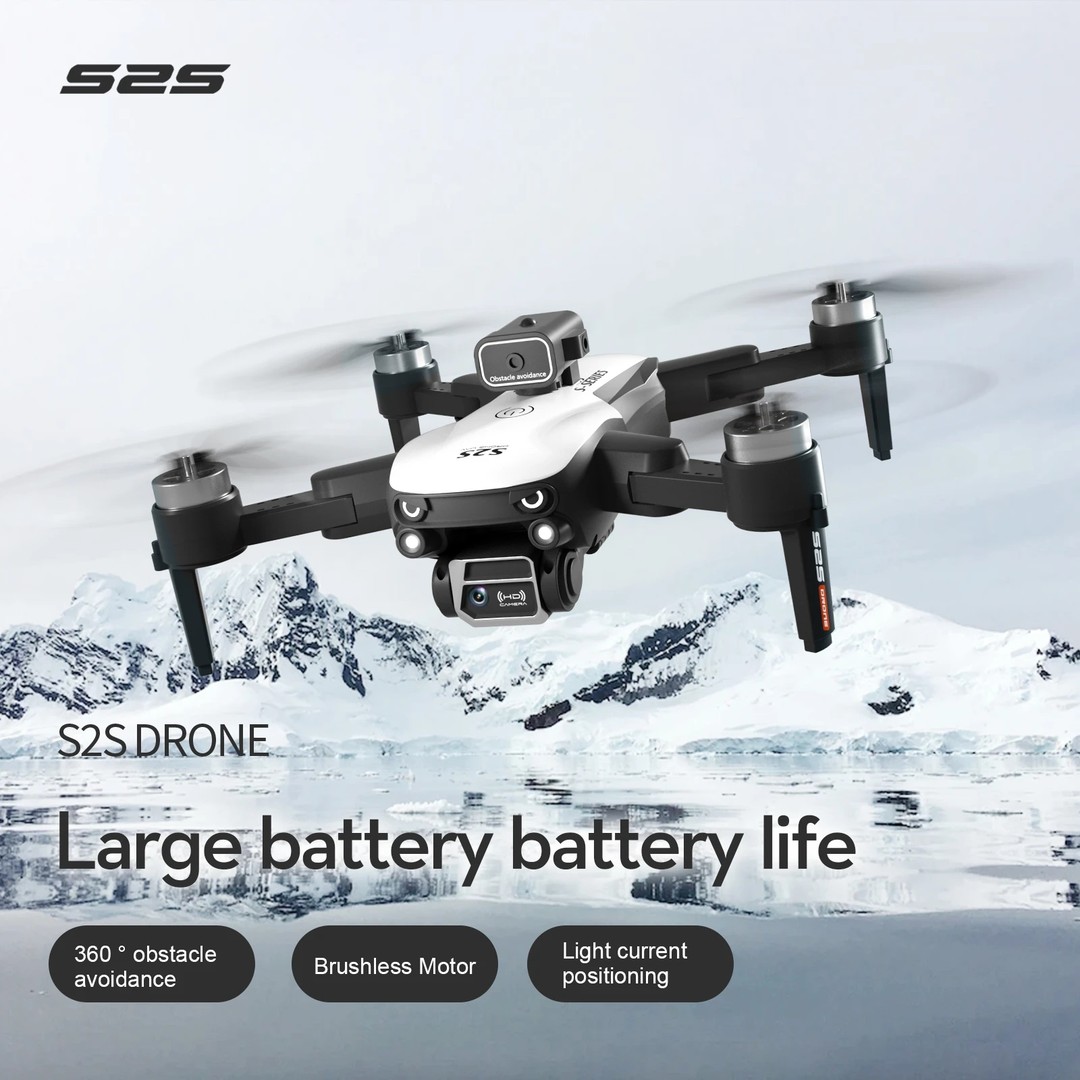 otros electronicos - Dron Pro S2S, cám HD, Fly 25Min, evitación de obstáculos, sin escobillas, flujo 5