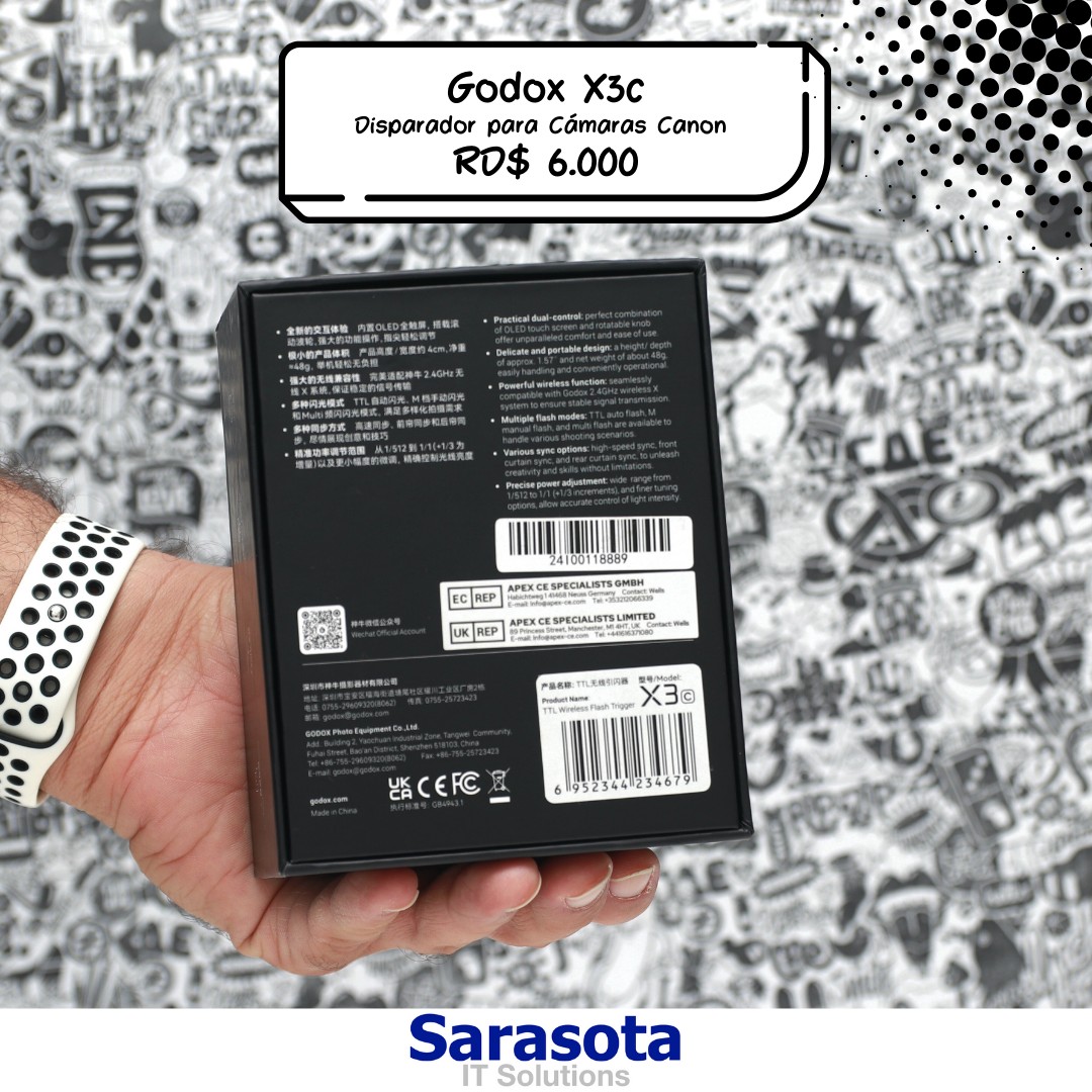 camaras y audio - Disparador Godox X3 para Canon Garantía 12 meses 1