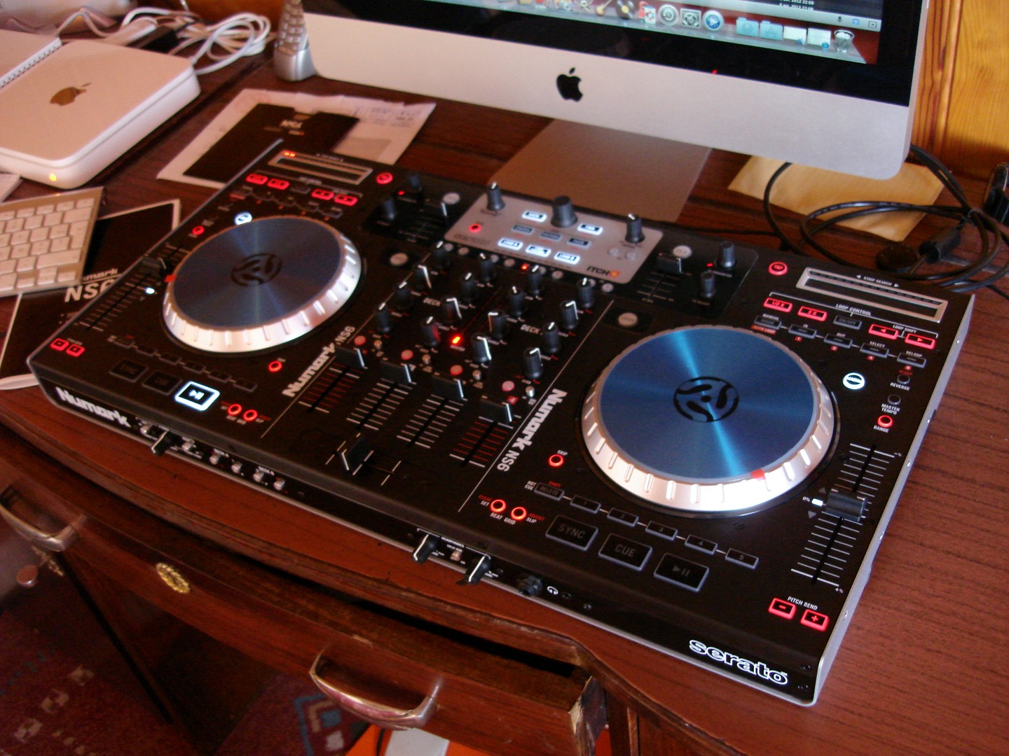 instrumentos musicales - DJ Controller Mixer Platos Consola Sams Iphwatc XS 6