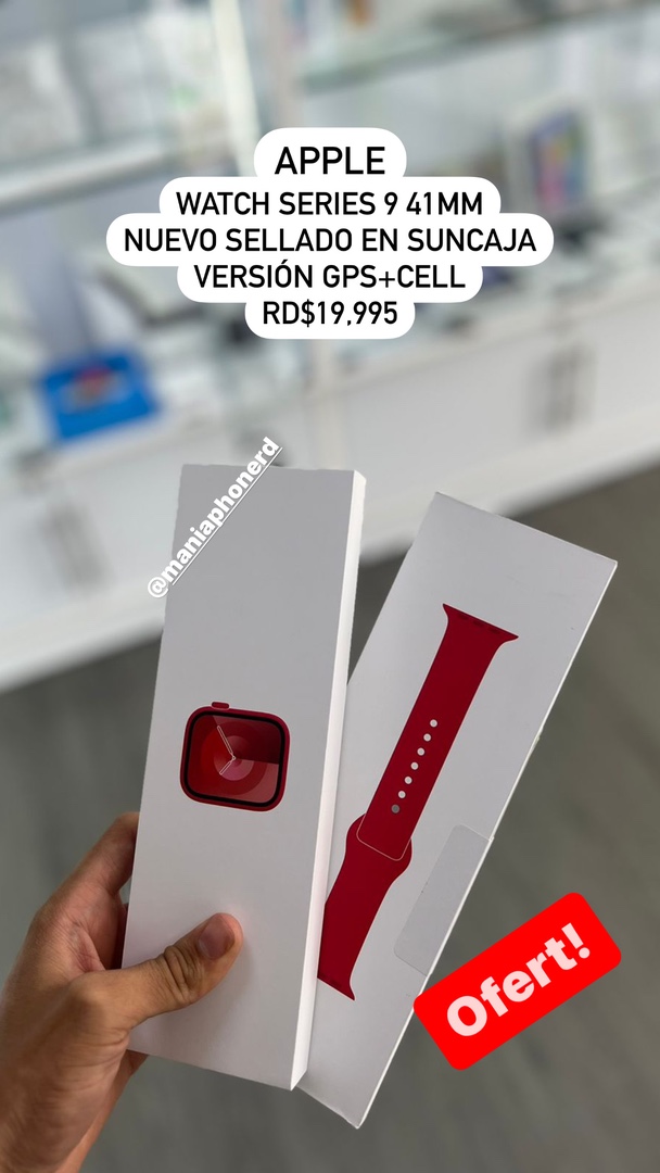 otros electronicos - Apple Watch Series 9 41mm Color Rojo GPS+CELL