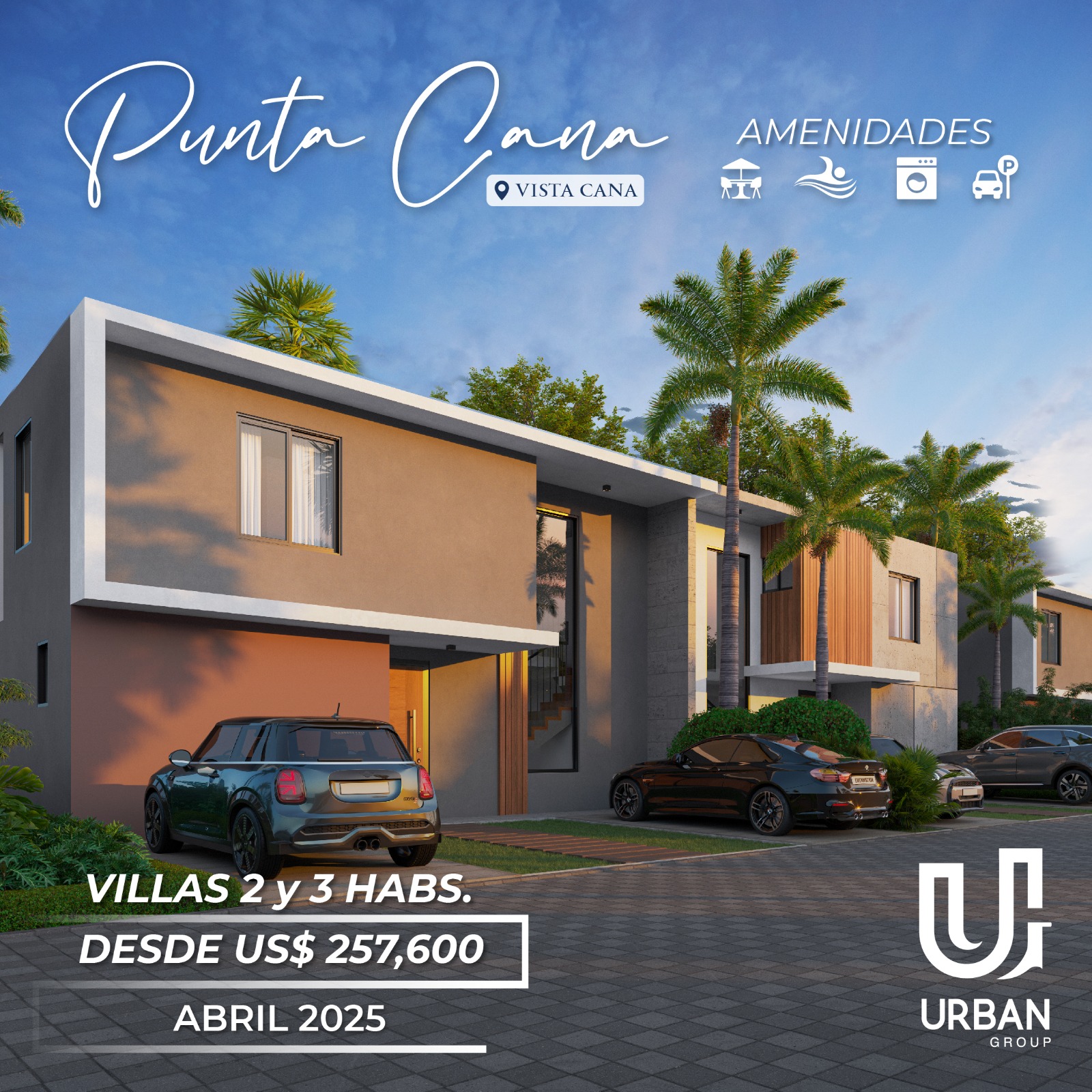 casas vacacionales y villas - Villas en Vistacana Punta Cana