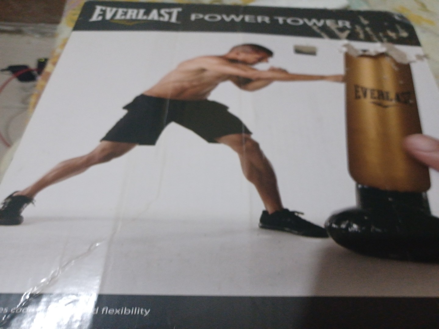 deportes - EVERLAST POWER TOWER PARA HACER BOXEO 2