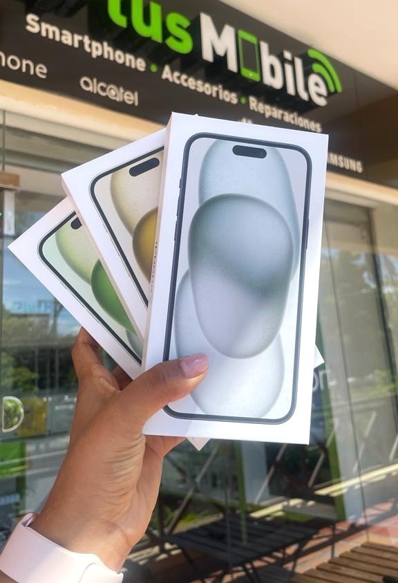 celulares y tabletas - iPhone 15 Plus 128 E-Sim Garantía Apple- Variedad de colores
