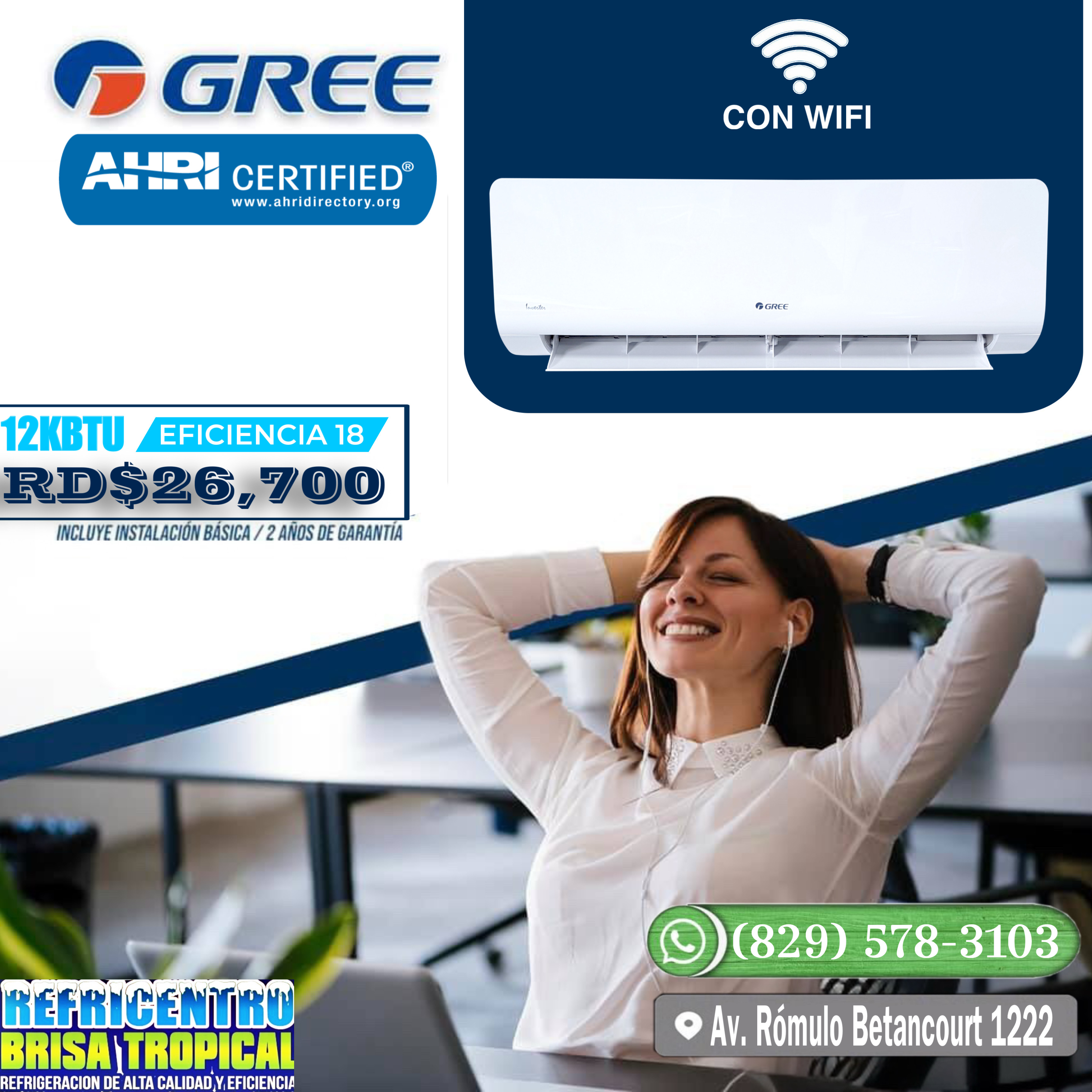 aires acondicionados y abanicos - Aires acondicionados inverter GREE, REYCOR, COMFORT TIME Y LENNOX 3