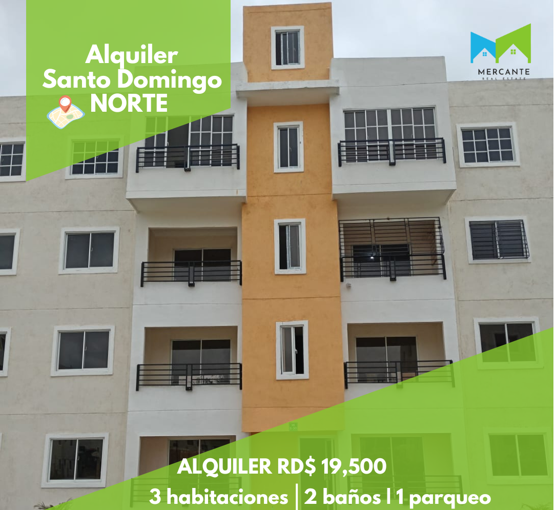 apartamentos - Alquiler en Jacobo Majluta, Santo Domingo Norte!