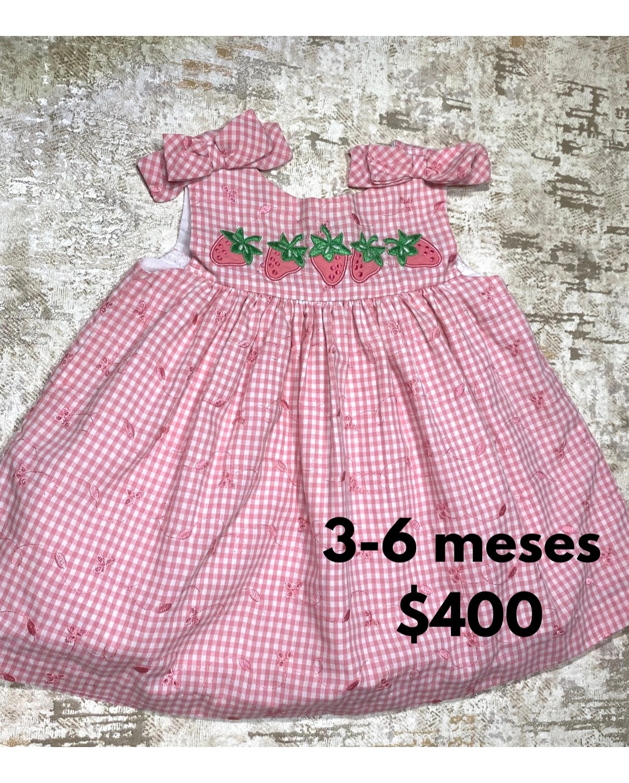 ropa y zapatos - Vestidos bebé 0-3M,6M,9M