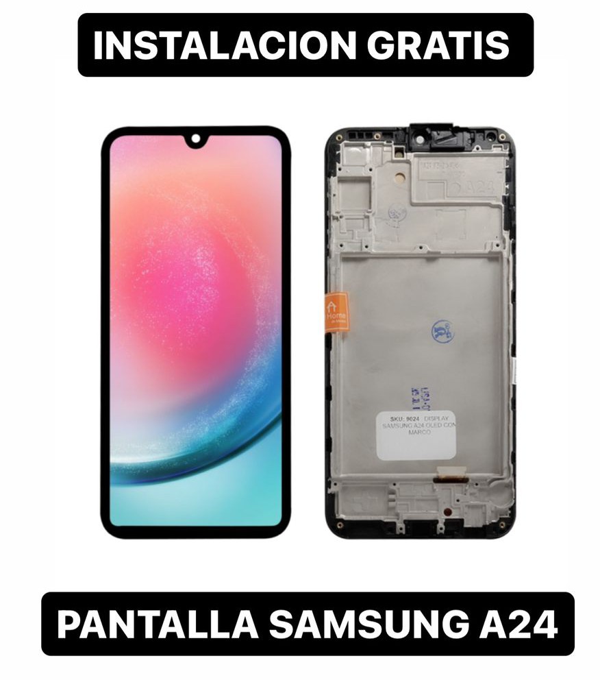 celulares y tabletas - PANTALLA SAMSUNG GALAXY A24