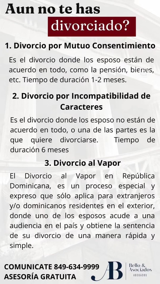 servicios profesionales - Divorcios Por Mutuo Acuerdo e Incompatibilidad de Caracteres