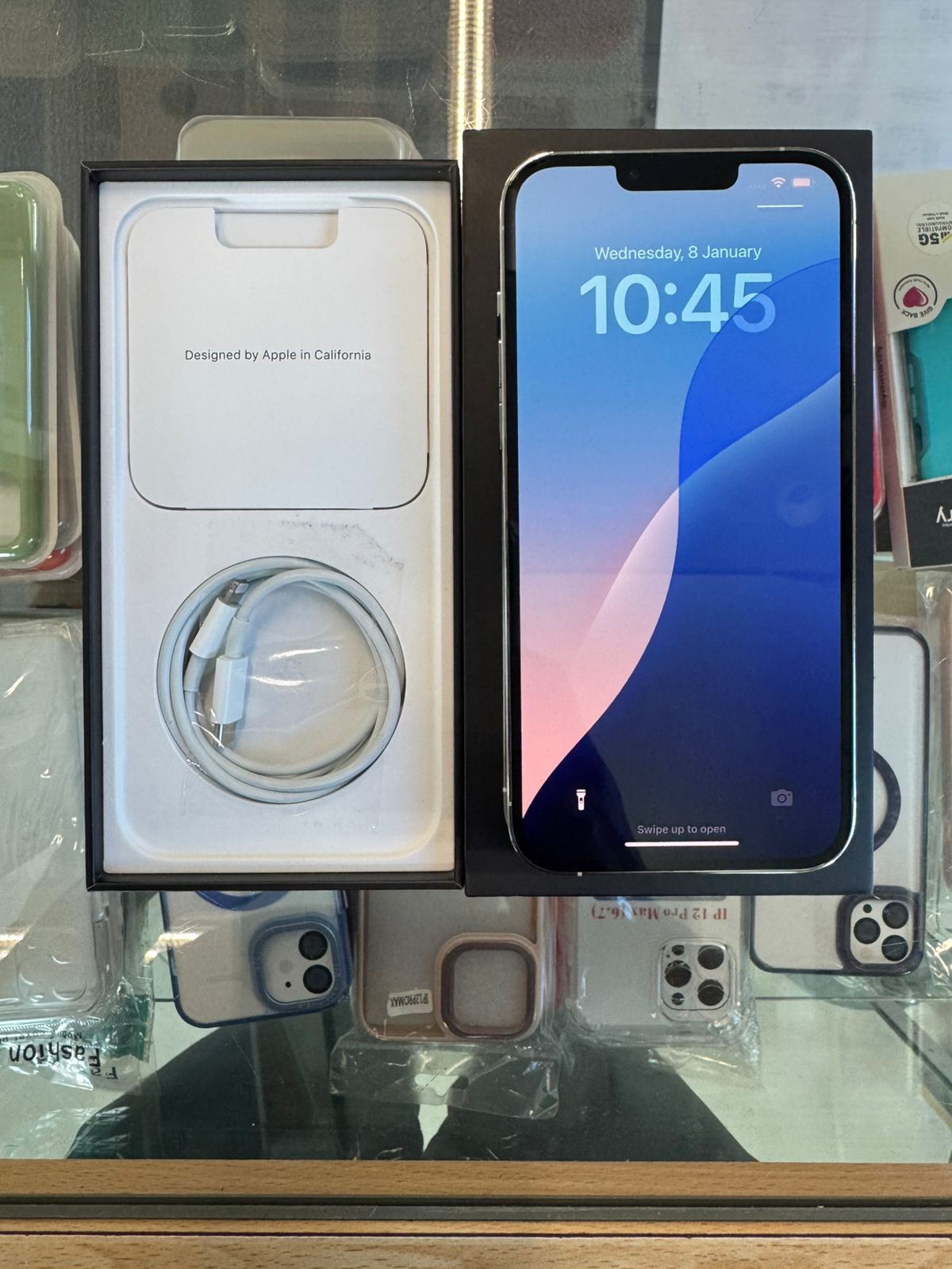 celulares y tabletas - Iphone 13 pro max blanco 128 GB Desbloqueado. 1