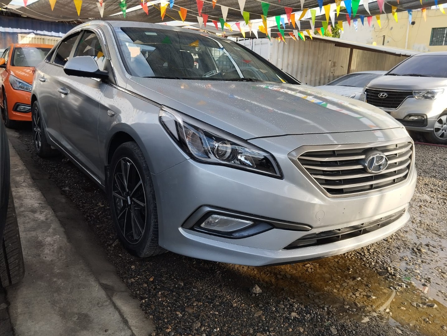 carros - HYUNDAI SONATA  2018 GRIS 1