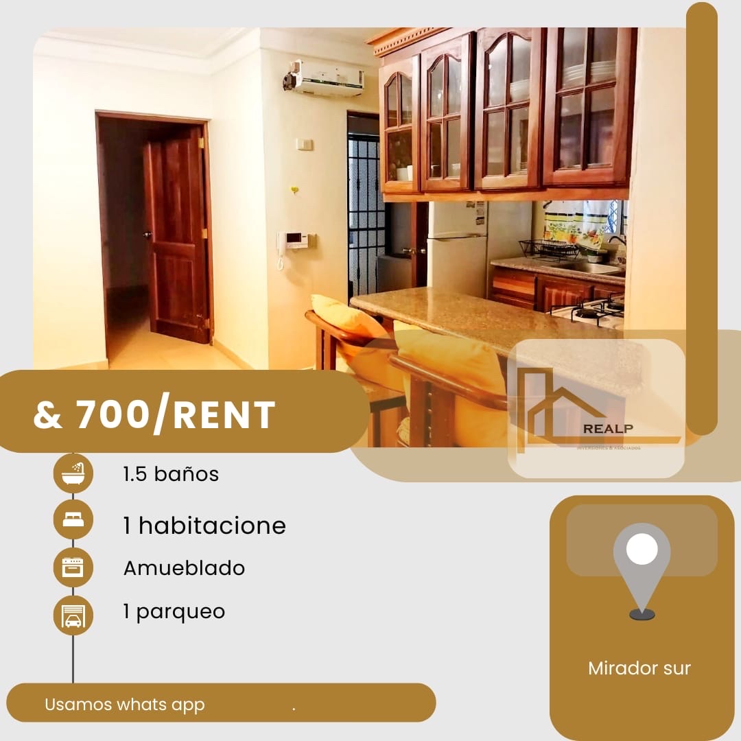 apartamentos - hermoso apartamento en una zona céntrica y tranquila en el mirador sur 