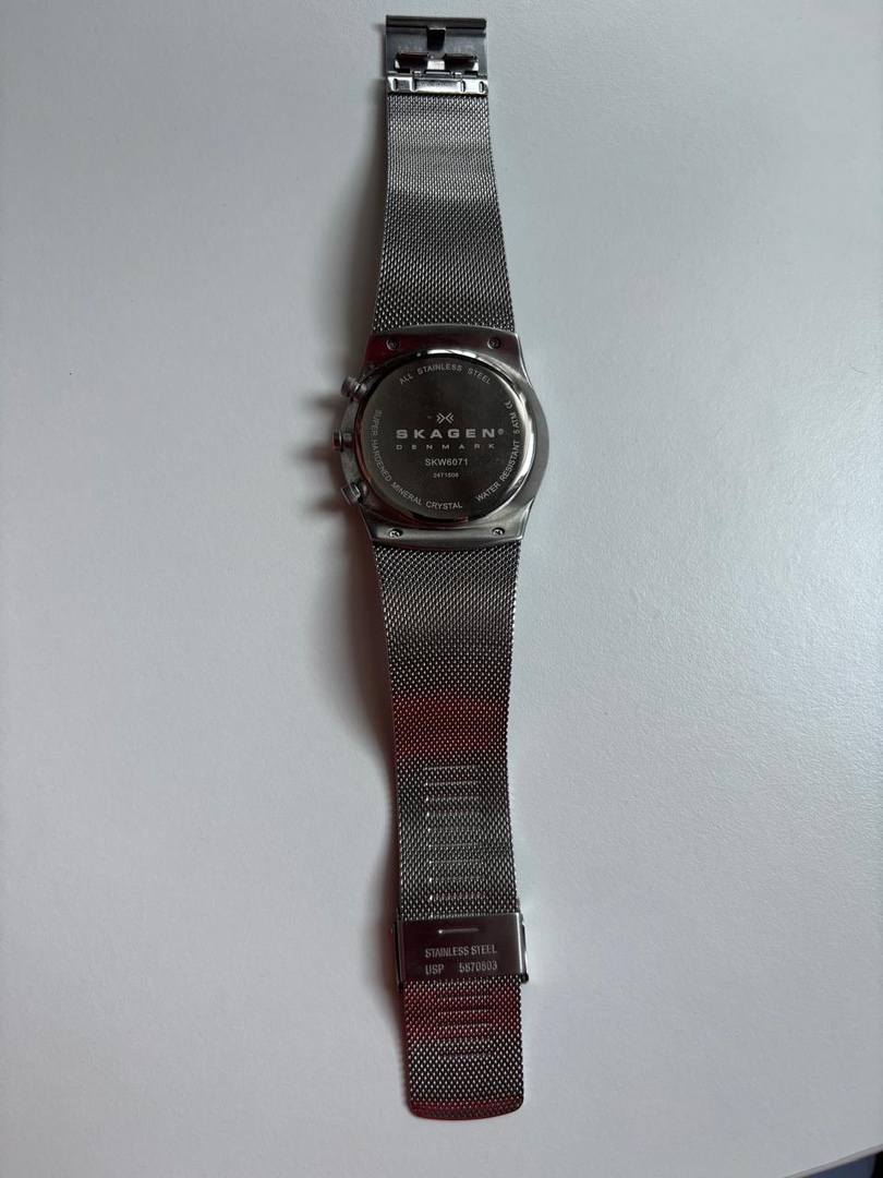 joyas, relojes y accesorios - Reloj Skagen de malla de acero inoxidable. 2