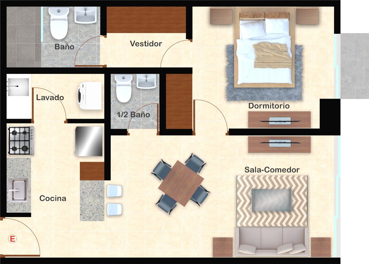 apartamentos - Proyecto de apartamentos en Evaristo Morales 9