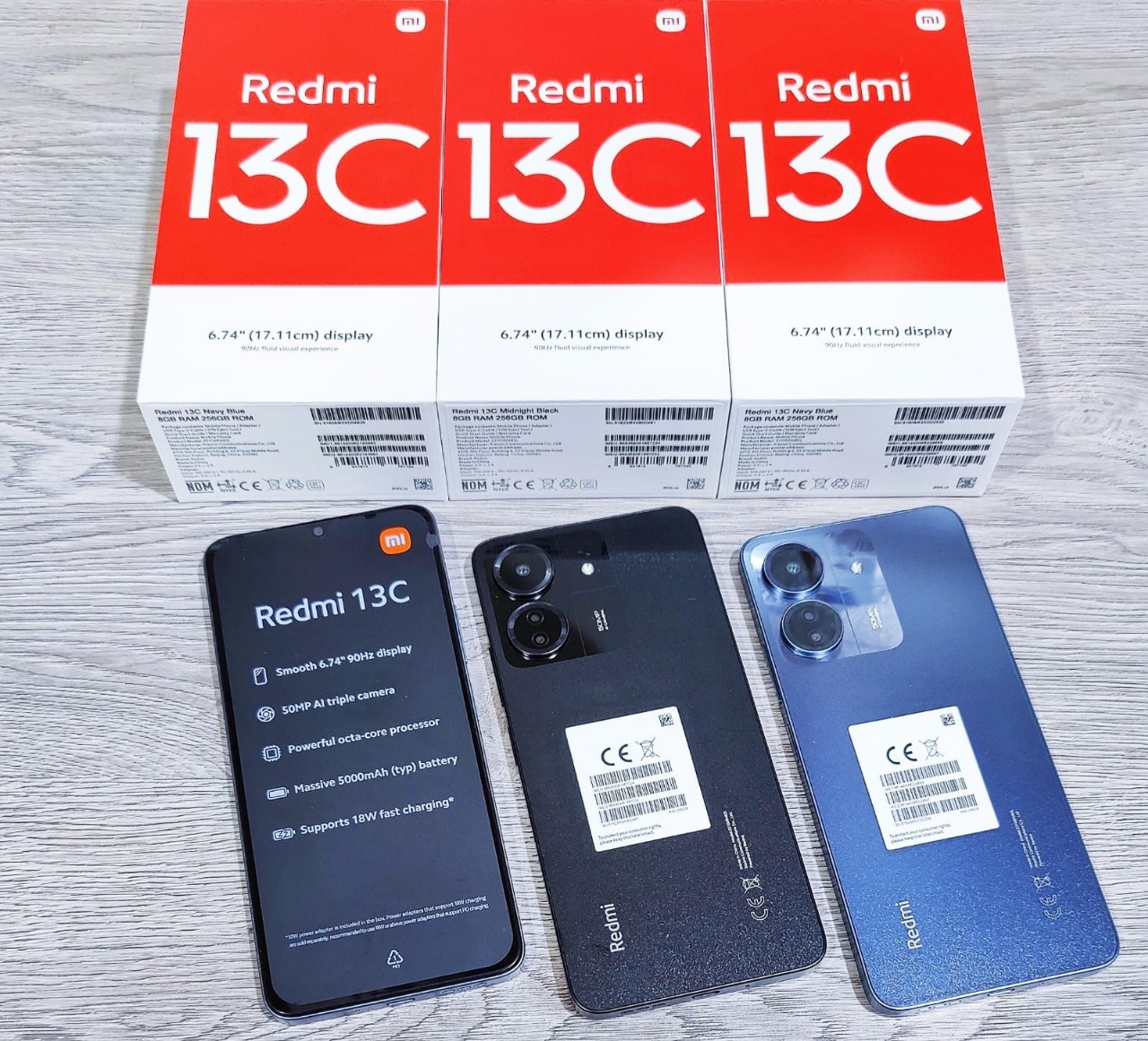 celulares y tabletas - XIAOMI REDMI 13C (256GB. 8GB RAM)