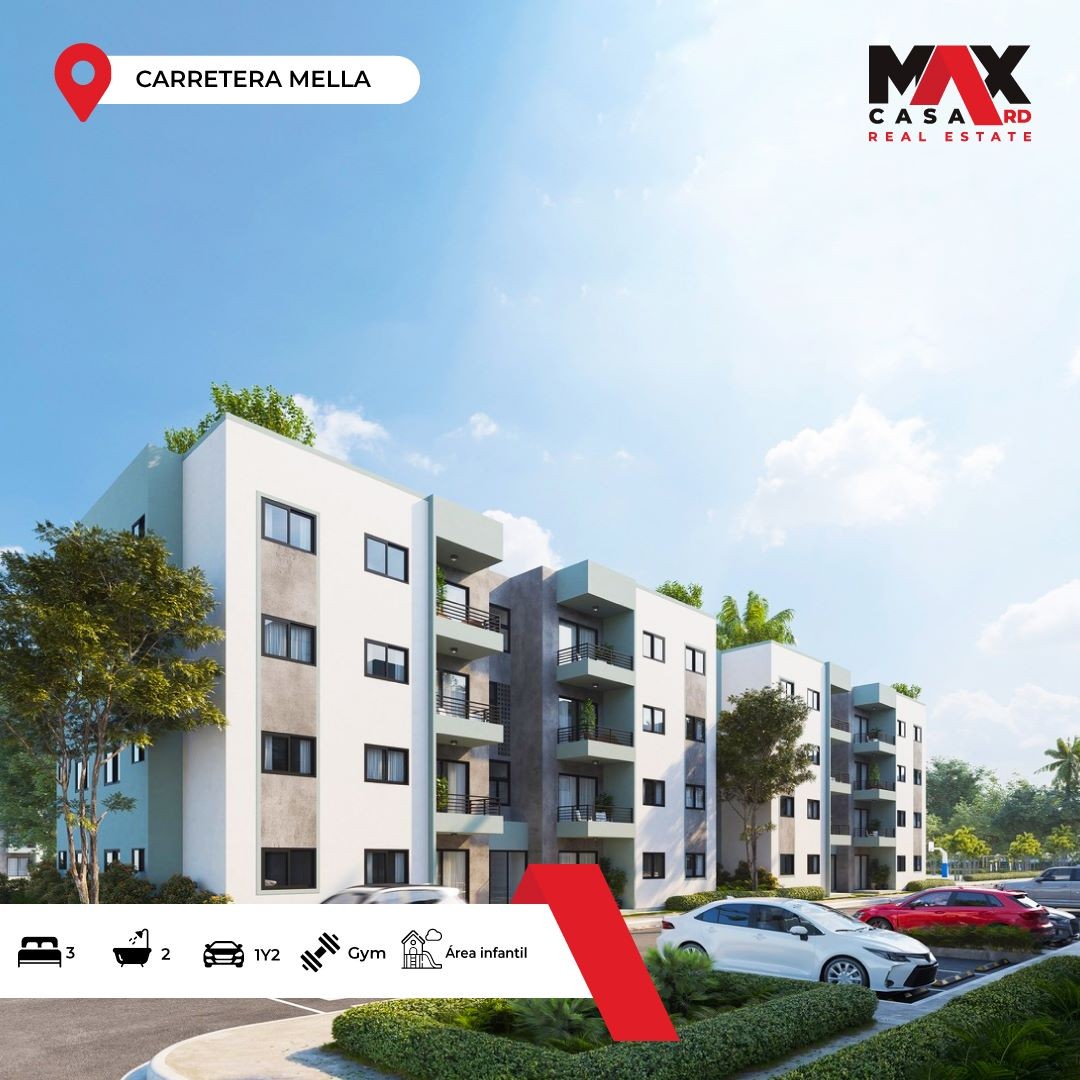 apartamentos - PROYECTO DE APARTAEMNTOS UBICADO EN CARRETERA MELLA, SANTO DOMINGO ESTE, ZONA OR