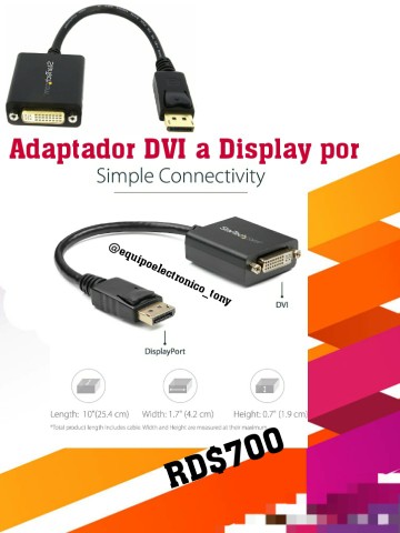 otros electronicos - Cable y adaptador display por