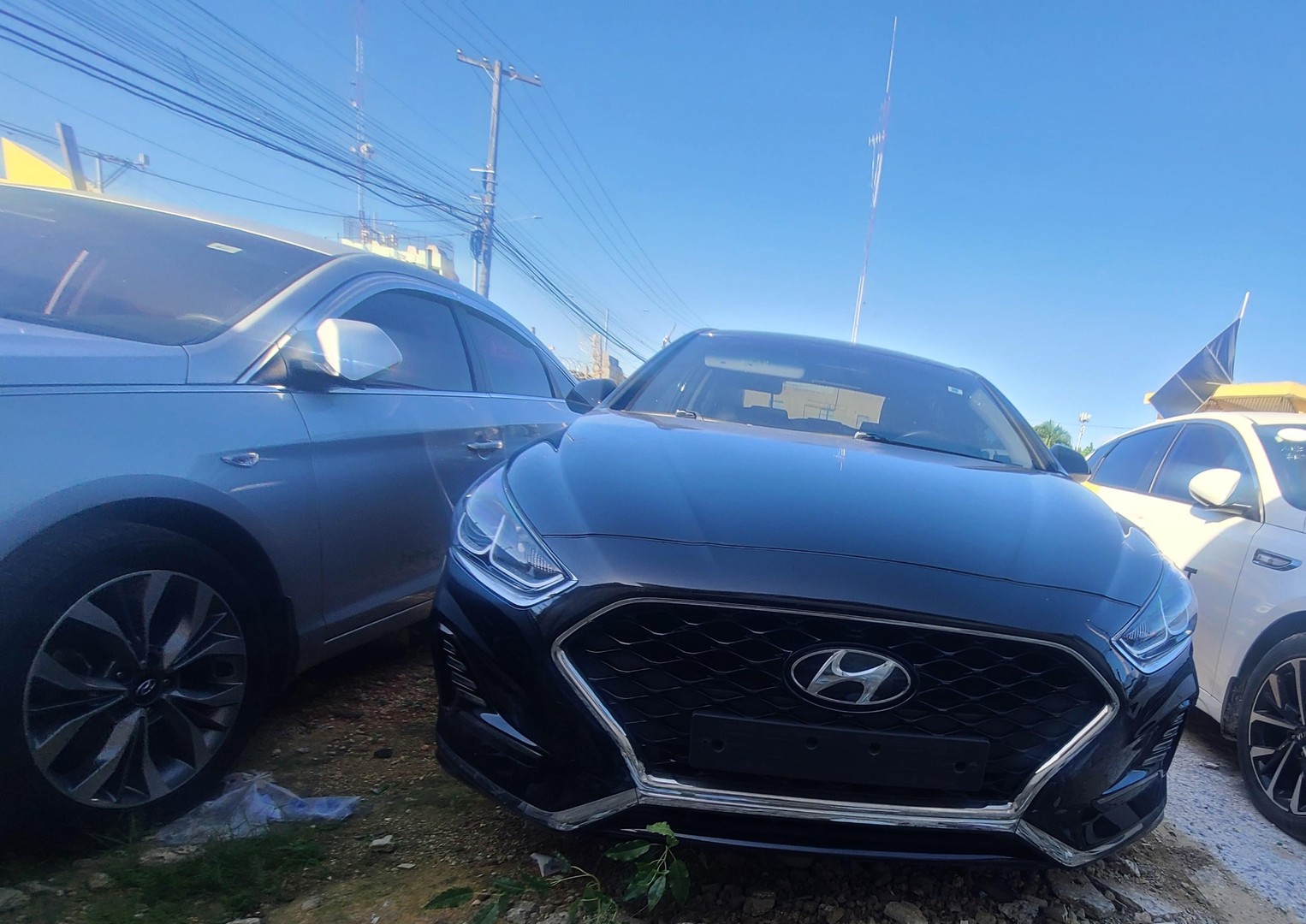 carros - HYUNDAI SONATA NEW RISE 2020 NEGRODESDE: RD$785,100.00