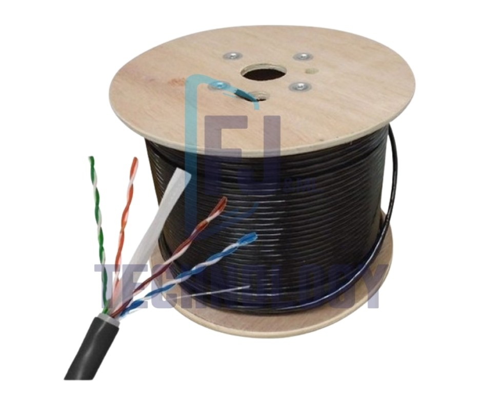 otros electronicos - ROLLO DE CABLE UTP CATEGORIA 6 EXTERIOR 1000 FT