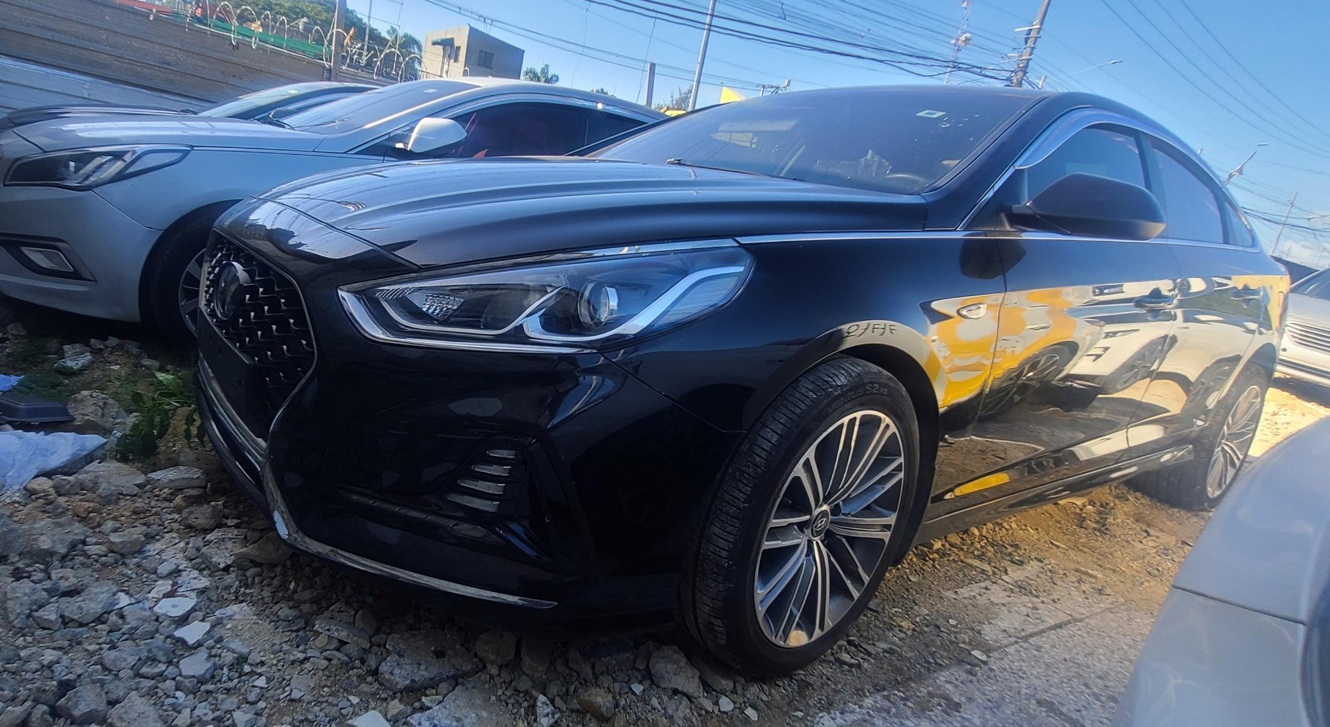 carros - HYUNDAI SONATA NEW RISE 2020 NEGRODESDE: RD$785,100.00 1