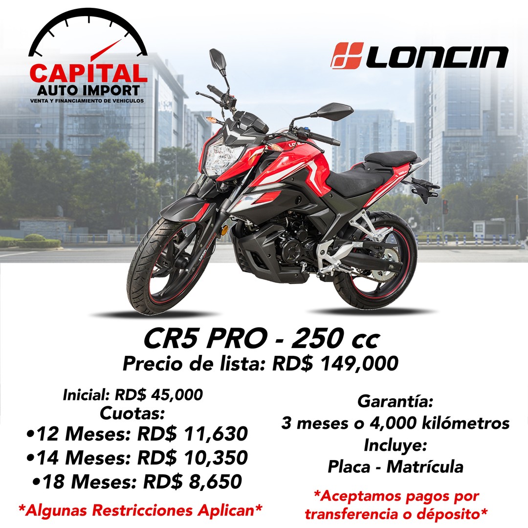 motores y pasolas - Loncin CR5 Pro - 250cc