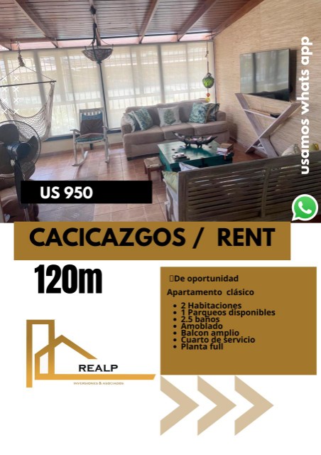 apartamentos - Apartamento amoblado clasico