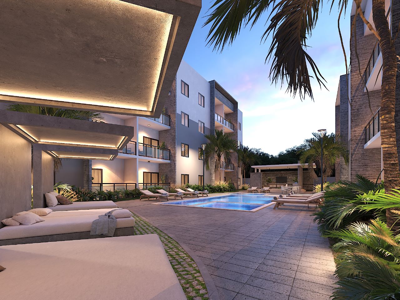 apartamentos - Proyecto en Plano en Punta Cana