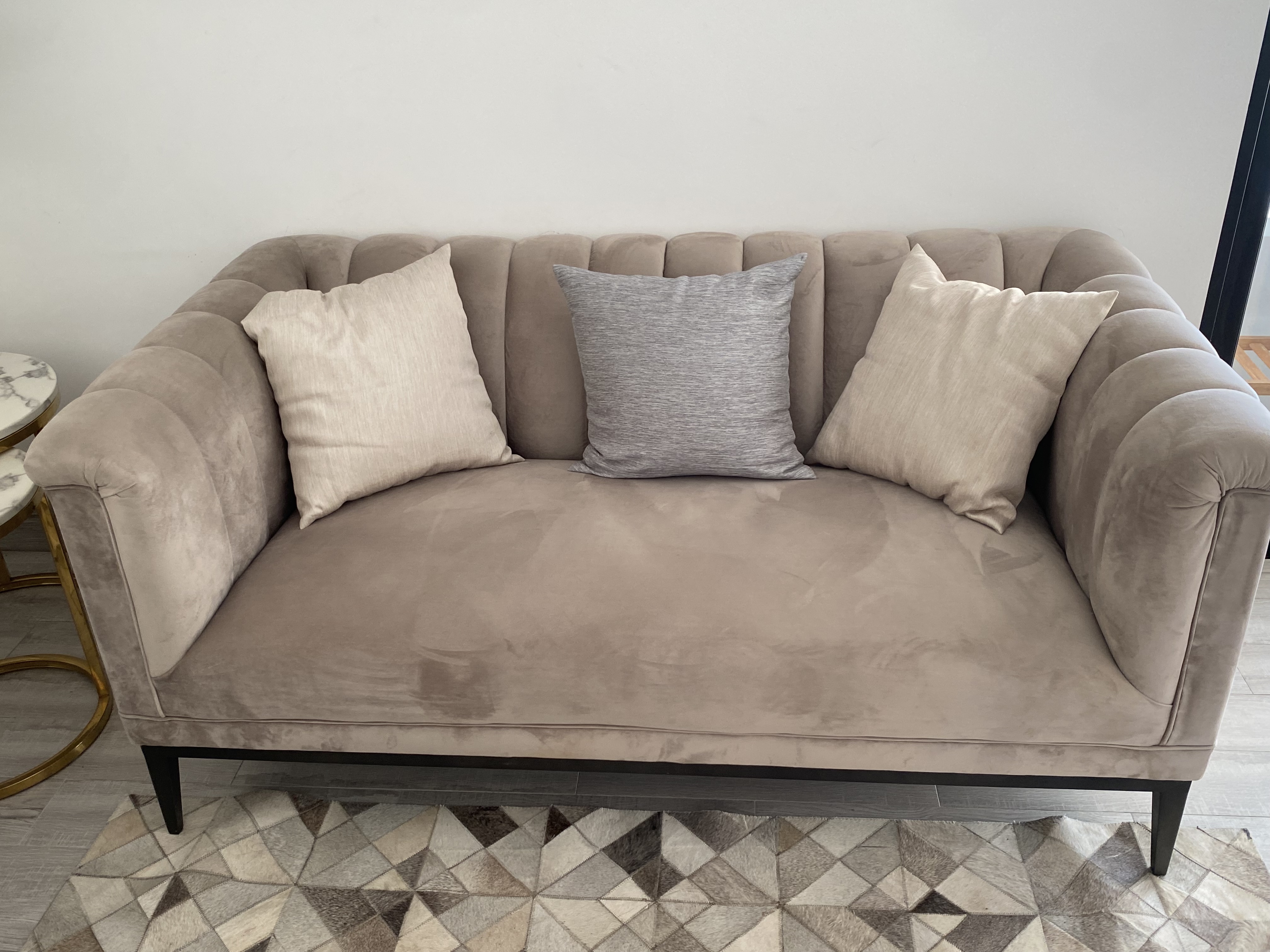 muebles y colchones - Mueble gris como nuevo  0