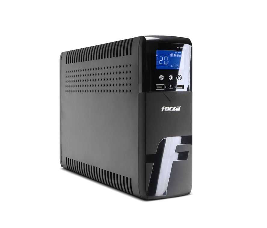 plantas e inversores - UPS FORZA XG-1501LCD - PFC GAMING UPS- 1500VA 900W  0