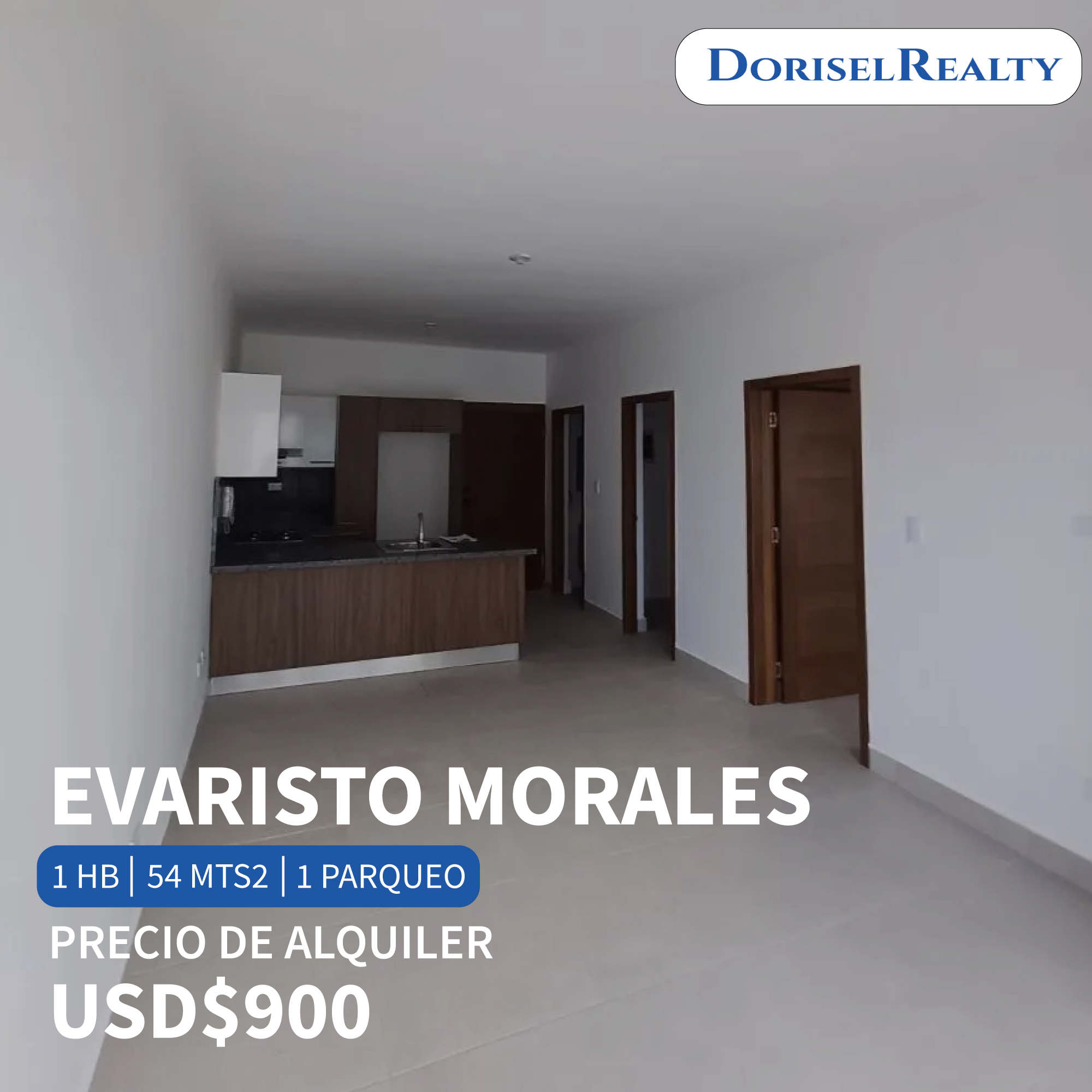 apartamentos - ALQUILER DE HERMOSO APARTAMENTO EN EVARISTO