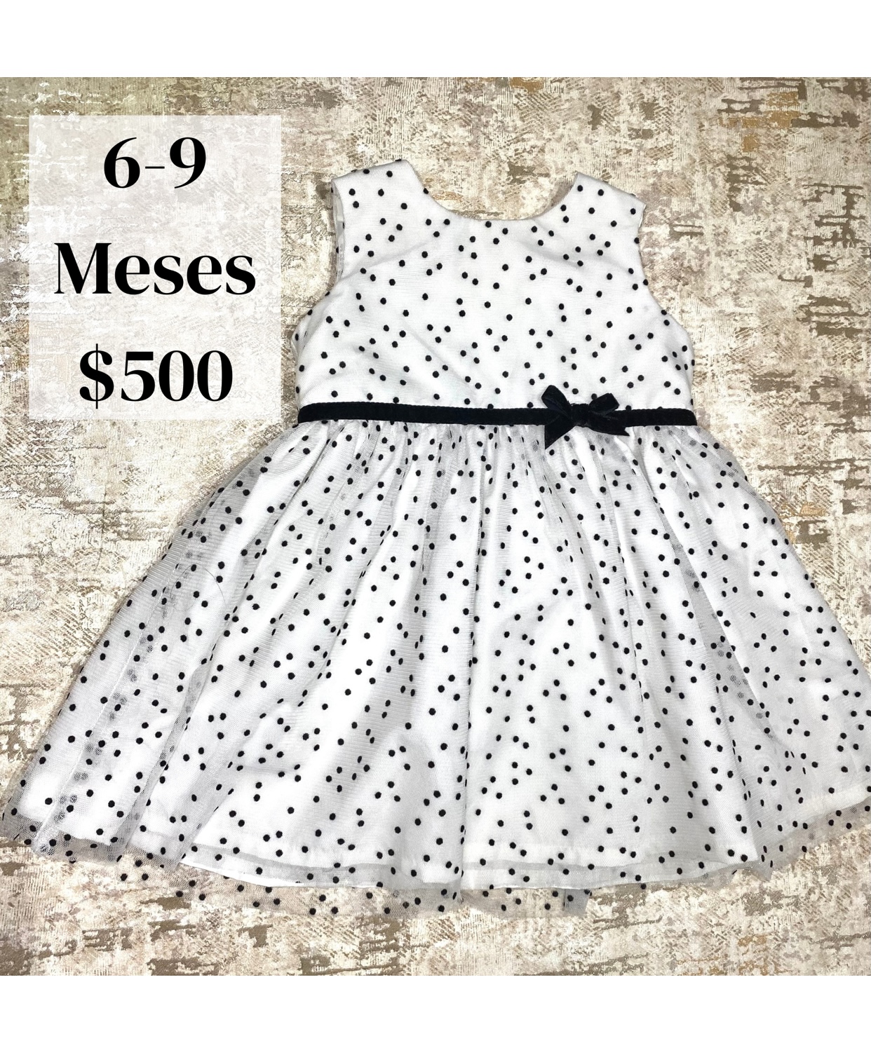 ropa y zapatos - Vestidos bebé 0-3M,6M,9M 1