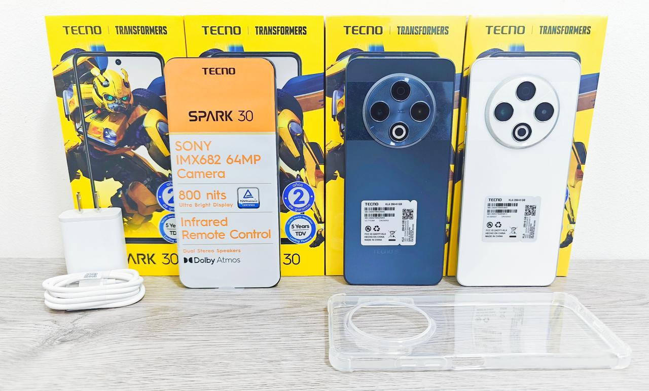 celulares y tabletas - TECNO SPARK 30 256GB 16GB RAM NUEVOS #factory 0