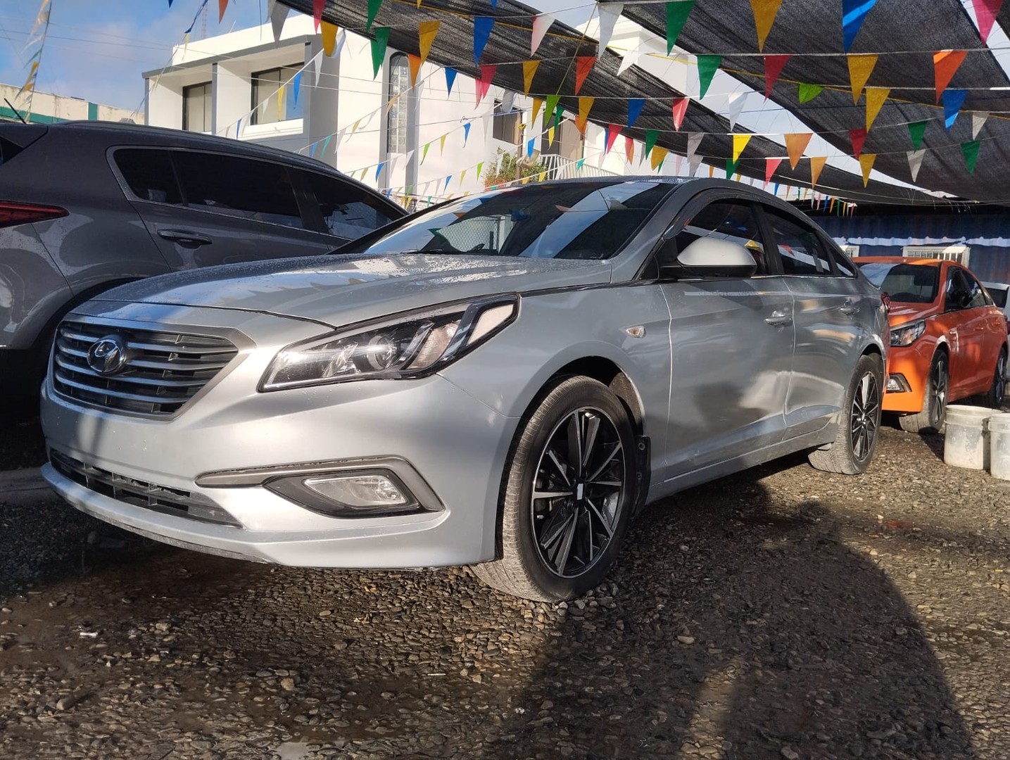 carros - HYUNDAI SONATA  2018 GRIS 2