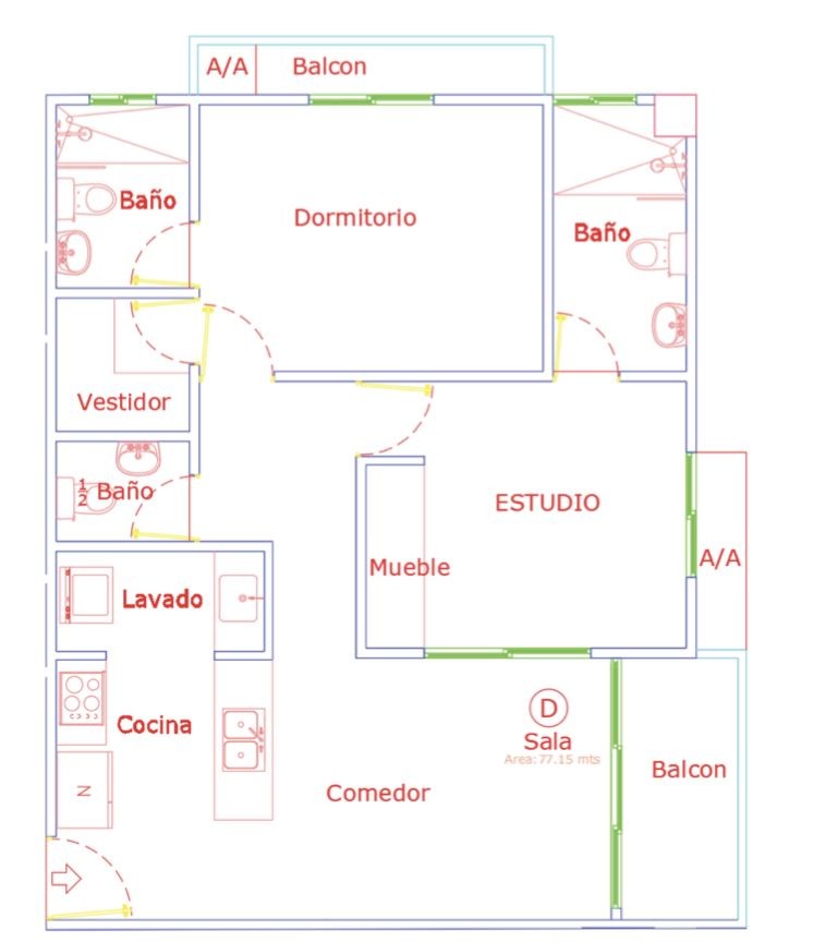 apartamentos - Proyecto único en venta, Evaristo Morales. 2