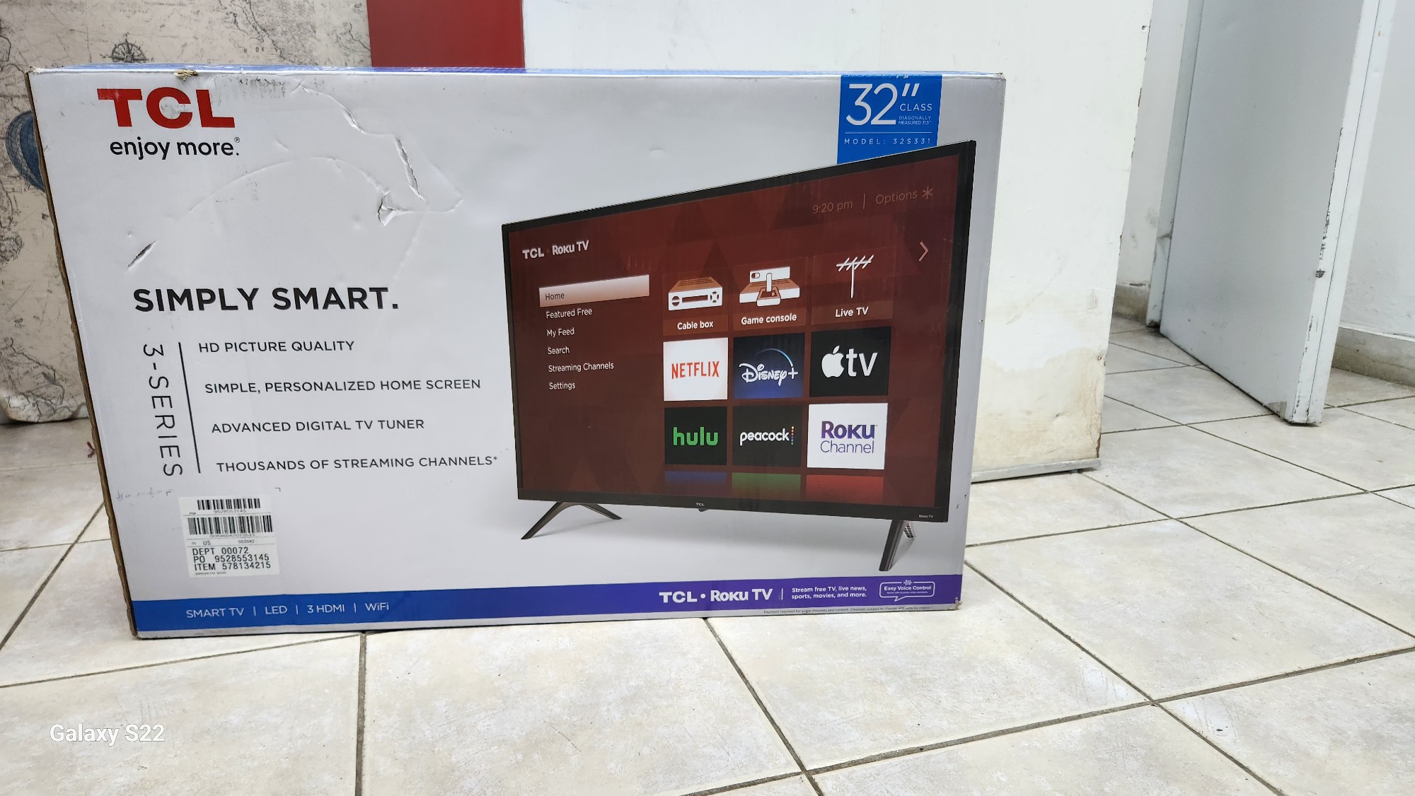 tv - SMART TV TCL "32" ROKU HD