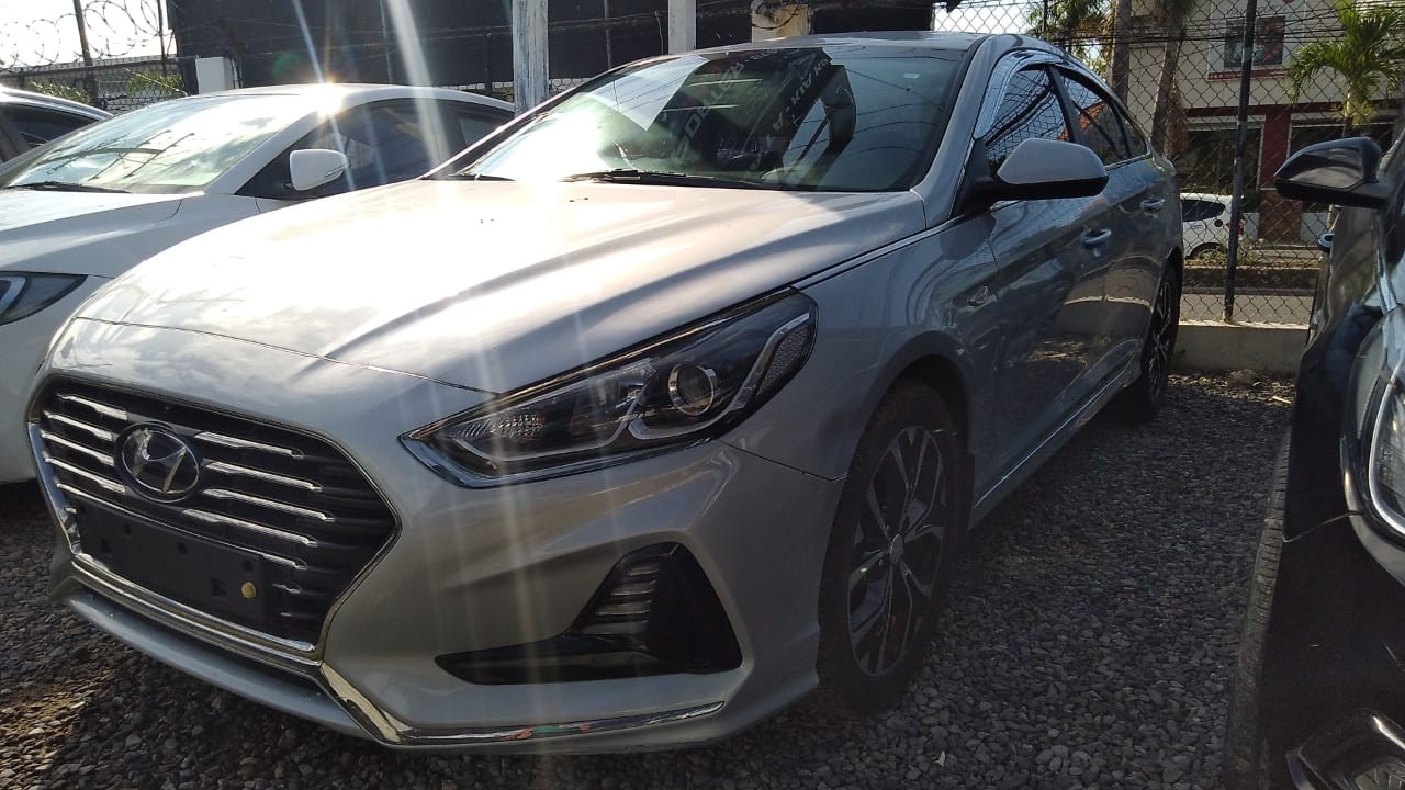 carros - HYUNDAI SONATA NEW RISE 2018 GRISDESDE: RD$735,100.00 2