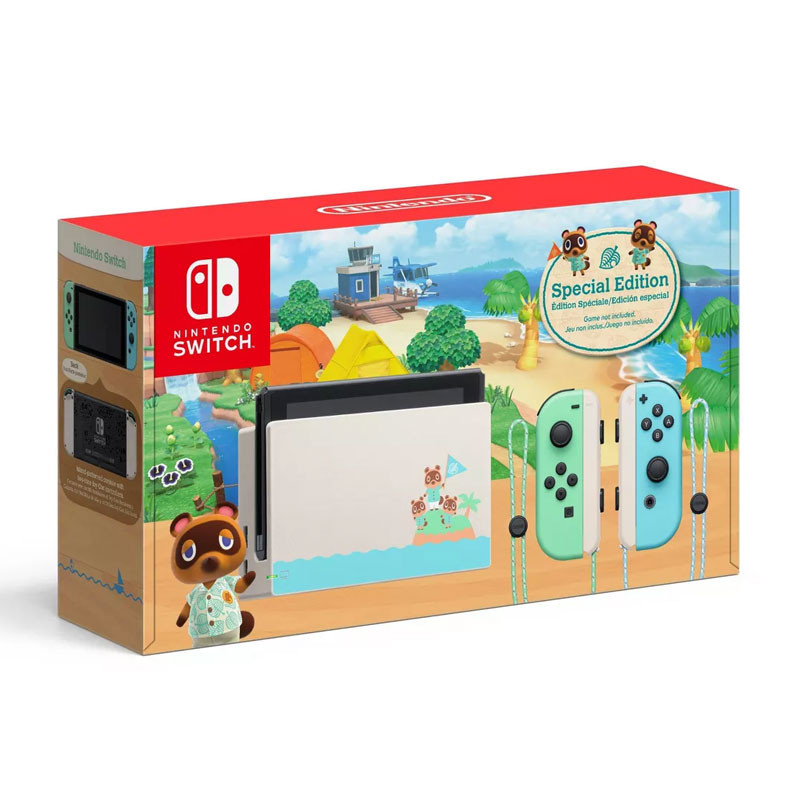 consolas y videojuegos - Nintendo Switch Consola Portatil y para TV Edicion Especial Animal Crossing