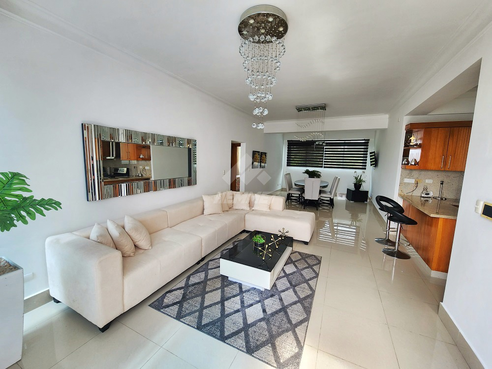 apartamentos - APARTAMENTO AMUEBLADO TERRAZA CERROS GURABO STGO. 
