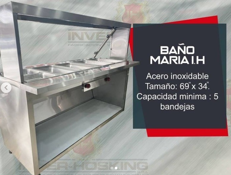 equipos profesionales - Baño Maria de 3 a 7 Bandejas 3