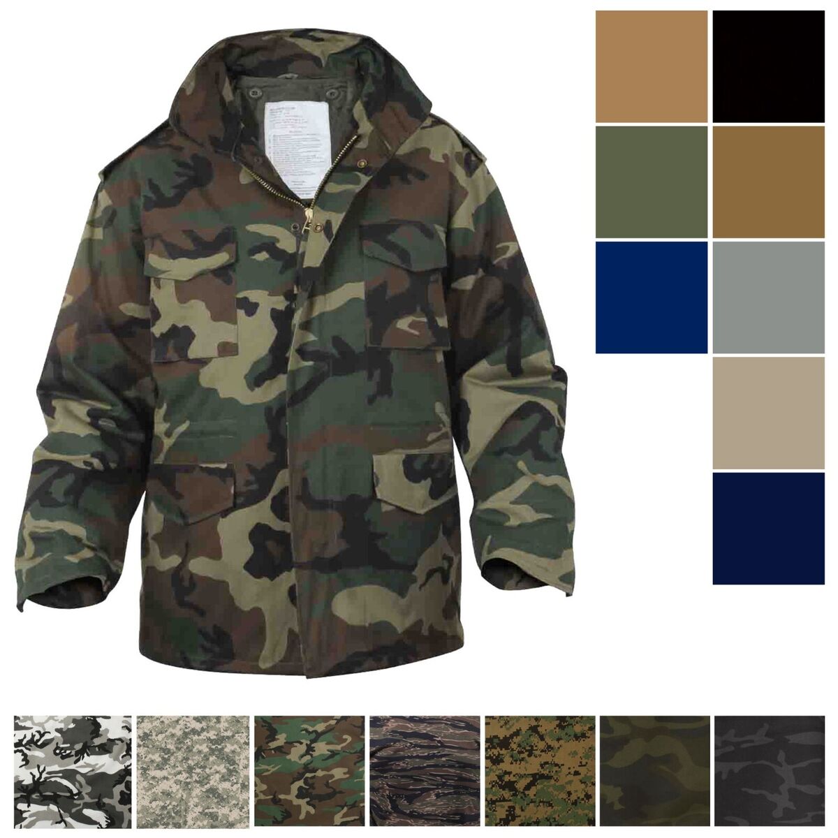 ropa para hombre - ABRIGO FRANELA TACTICA CAMUFLAJE 