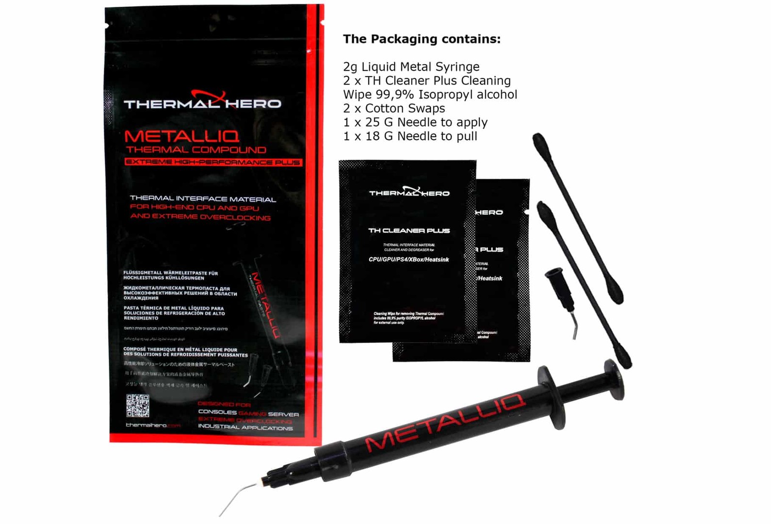 accesorios para electronica - Pasta Termica Thermal Hero Metalliq TH-108001 1