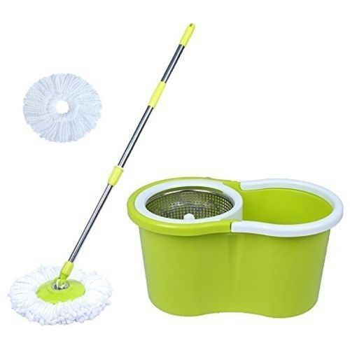 herramientas, jardines y exterior - Suape mopa Trapeador Spin Mop con cubeta  