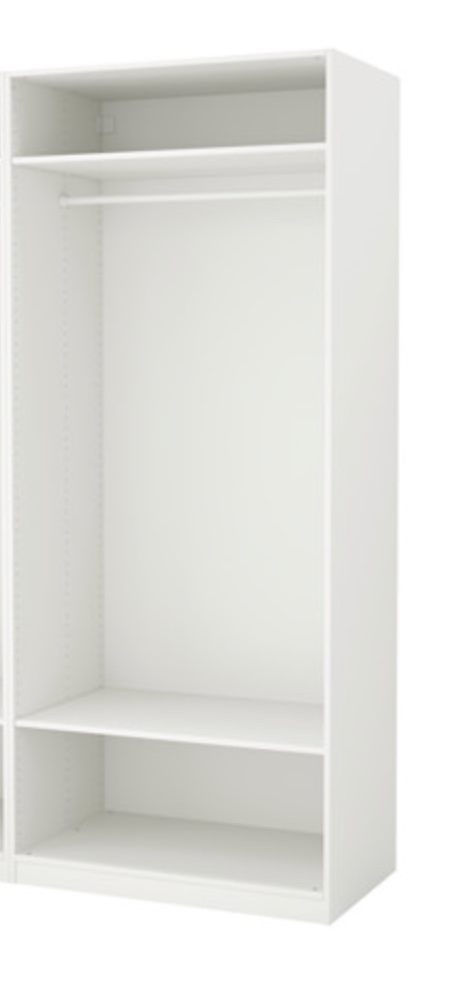 muebles y colchones - Ropero blanco sin puertas comprado en IKEA
