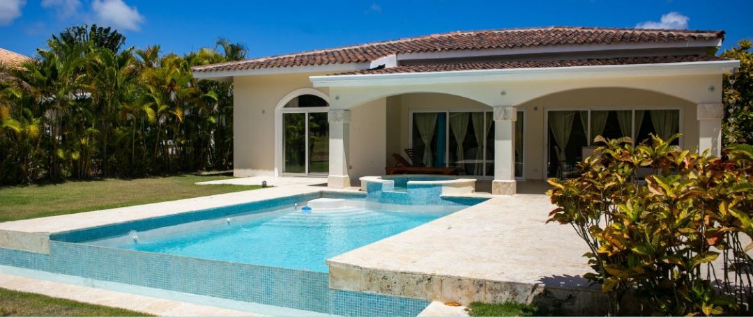 casas vacacionales y villas - Villa en venta amueblada y confortable en Punta Cana 1