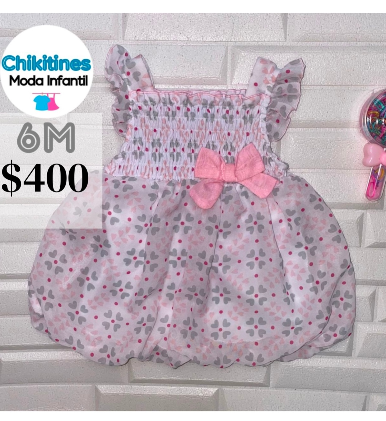 ropa y zapatos - Vestidos bebé 0-3M,6M,9M 3