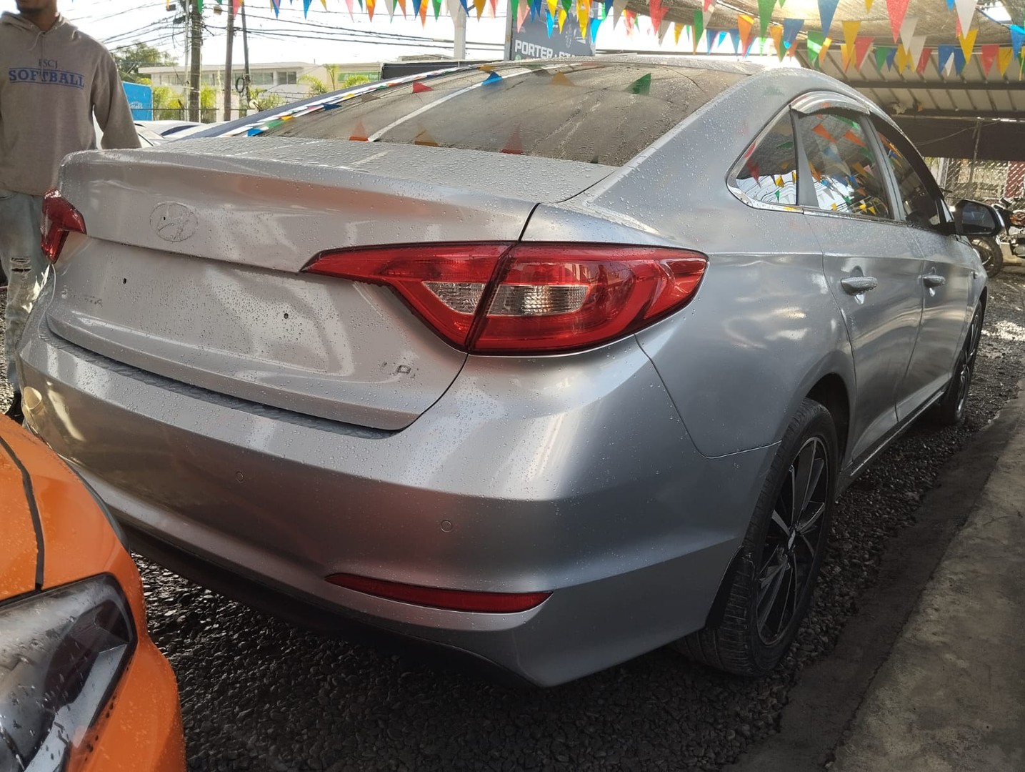 carros - HYUNDAI SONATA  2018 GRIS 4