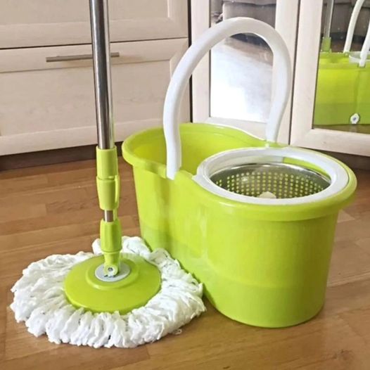 herramientas, jardines y exterior - Suape mopa Trapeador Spin Mop con cubeta   1