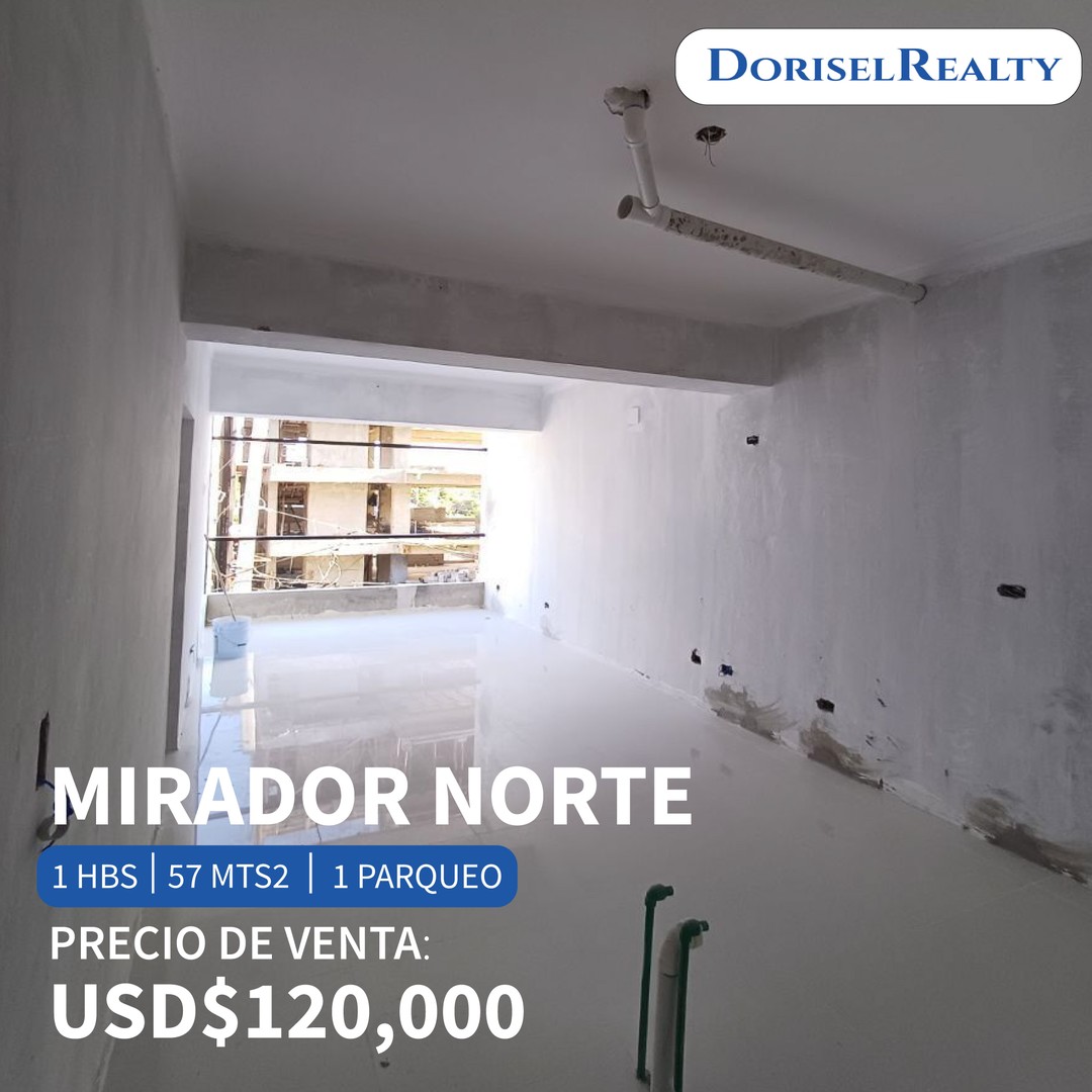 apartamentos - VENTA DE MAGNIFICO APARTAMENTO EN FASES FINALES EN MIRADOR NORTE 1