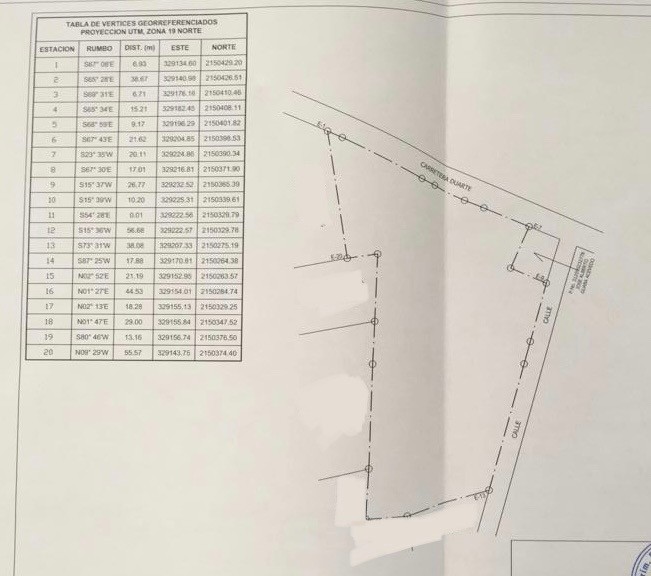 solares y terrenos - Terreno en Venta 9,684 Mts2 ubicado en Carretera Licey, Santiago 0