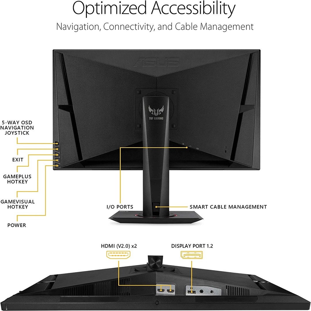 computadoras y laptops - OFERTA ASUS - Monitor gaming VG27BQ TUF Gaming de 27 pulgadas

 2